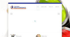 Desktop Screenshot of pinturasmediterraneo.com